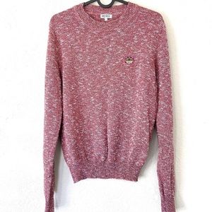 KENZO Paris | COTTON PINK and GRAY TOP / SWEATER